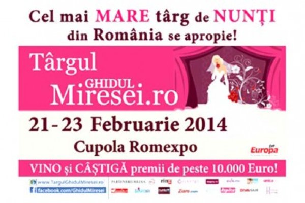 10 motive să mergi la Târgul de nunţi Ghidul Miresei din luna februarie